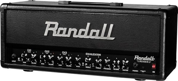 Randall RG1003H Guitar Amplifier Head (100 Watts), New, Angle