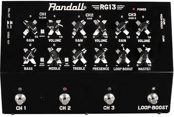 Randall RG13 Pedal Guitar Pedal and Amplifier (1 Watt), Main