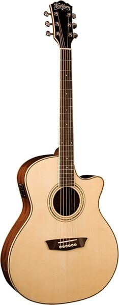 Washburn WCG18CE Comfort Series Acoustic-Electric Guitar, Natural