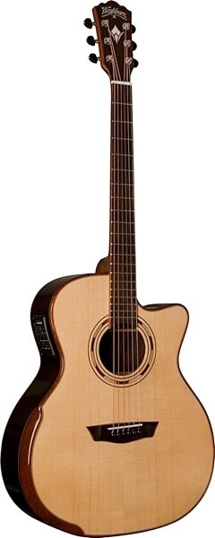 Washburn WCG25SCE Comfort Series Acoustic-Electric Guitar, Side