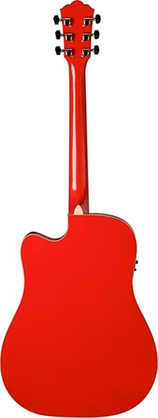 Washburn WD10CE Apprentice Series Acoustic-Electric Guitar, Red Back
