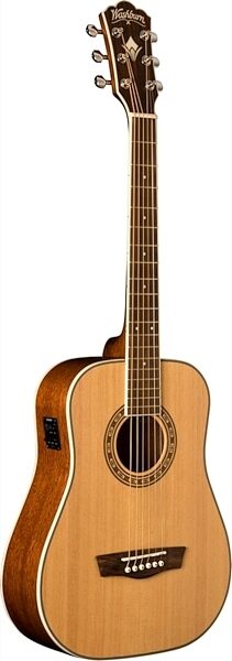 Washburn WDM10SE Heritage Series 3/4-Size Dreadnought Acoustic-Electric Guitar, Main