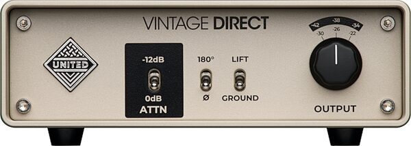 United Studio Technologies Vintage Direct DI Box, New, Action Position Back
