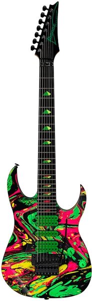 Ibanez UV77 RE Steve Vai Jem Universe 20th Anniversary Electric Guitar (with Case), Multi-Color