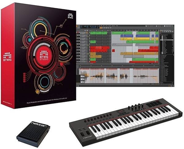 Nektar Impact LX49 Keyboard with Bitwig Studio Software Package, Main