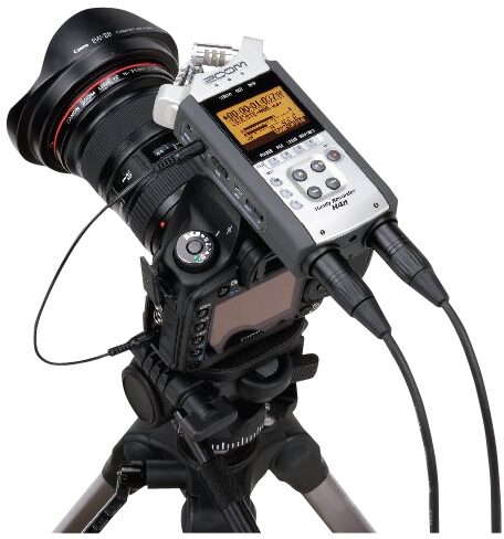 Zoom H4n Portable Digital Recorder, In Use with DSLR Camera