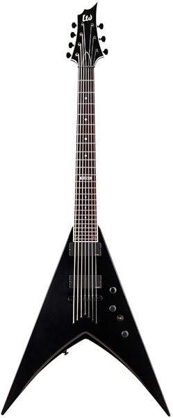 ESP LTD V-307 Electric Guitar, Black Satin