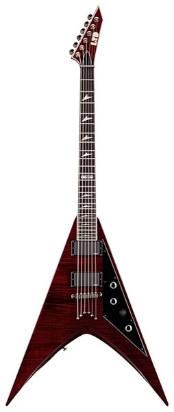 ESP LTD V401FM Electric Guitar, See-Thru Black Cherry