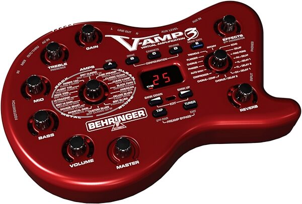 Behringer V-Amp 3 Guitar Amp Modeling Processor, Front