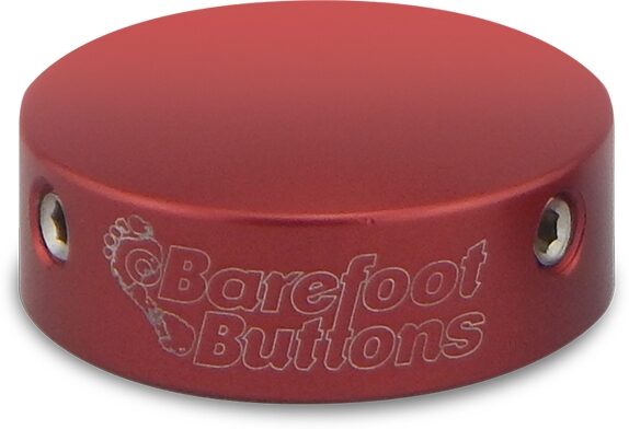 Barefoot Buttons Version 1, Red, Action Position Back