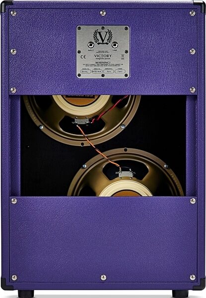 Victory V212DP Guitar Speaker Cabinet (130 Watts, 2x12 Inch), New, Back