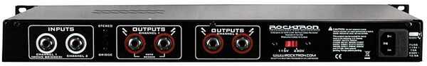 Rocktron Velocity 300 Guitar Rack Power Amplifier Head, Back