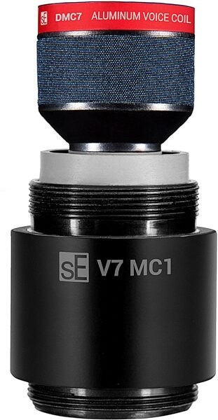 sE Electronics V7 MC1 Microphone Capsule for Shure Wireless Handheld Transmitters, Black, for Shure Wireless Systems, Warehouse Resealed, Action Position Back