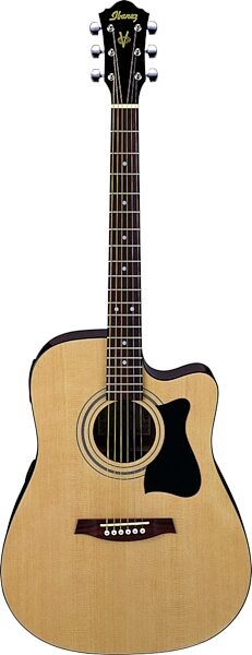 Ibanez V70CE Dreadnought Cutaway Acoustic-Electric Guitar, Natural