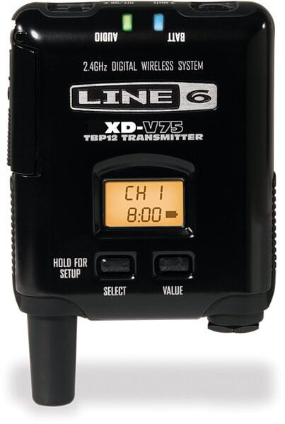 Line 6 XD-V75TR Digital Wireless Bodypack System, Transmitter