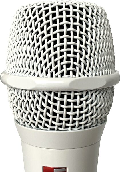 sE Electronics V7 Handheld Supercardioid Dynamic Vocal Microphone, White, Action Position Back
