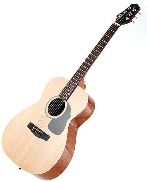 Voyage-Air VAOM-04 Folding Orchestra Acoustic Guitar with Gig Bag, Angle