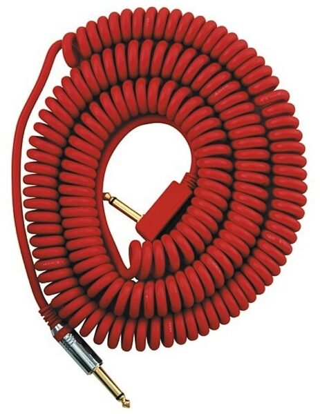 Vox Quality Coiled Instrument Cable, Red