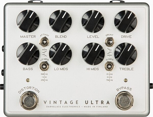 Darkglass Vintage Ultra V2 Bass Preamp Pedal, Action Position Back