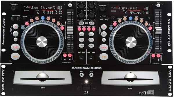 American Audio Velocity MP3 Dual CD/MP3 Player, Front
