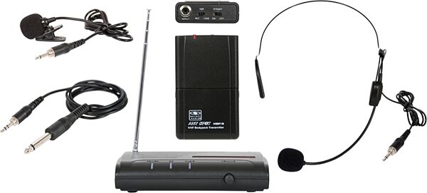 Galaxy Audio VESR/318 Triple Play Guitar, Headset, and Lavalier VHF Wireless System, Main
