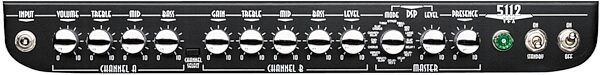 Crate VFX5112 V-Series Guitar Amplifier (50 Watts, 1x12 in.), Control Panel