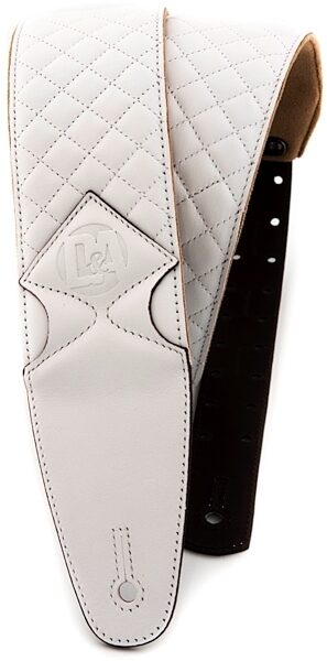D&A Guitar Gear Quilted Leather Strap, Alt
