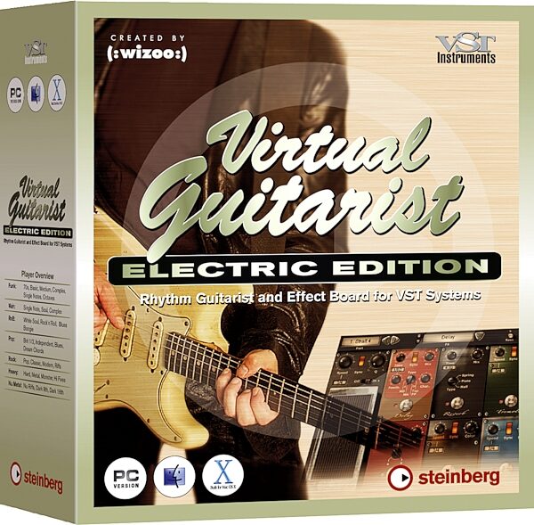 Steinberg Virtual Guitarist Electric Edition (Macintosh and Windows), Box View