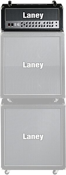 Laney VH100R Guitar Amplifier Head (100 Watts), Full Stack Example with Optional Cabs