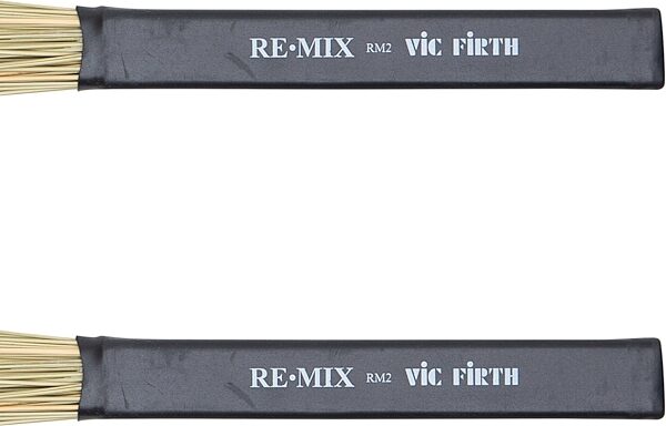Vic Firth RE-MIX Brushes, African Grass, Action Position Back