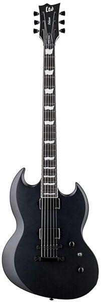 ESP LTD Viper 1000B Baritone Electric Guitar, Black, main