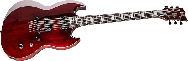 ESP LTD Viper 1000M Electric Guitar, See Thru Black Cherry, Action Position Back