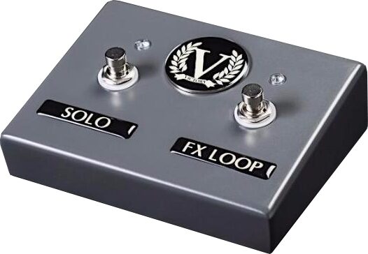 Victory Custom VX Dual Footswitch for Solo & FX Loop, Battleship Grey, Action Position Back