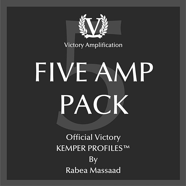 Victory Official Kemper Profile Multi-Amp Pack, Digital Download, 5-Pack: V40 Deluxe, VX Kraken, V130, V30, Sheriff 44, Action Position Back