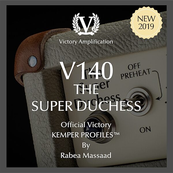 Victory Official Kemper Profiles V140 The Super Duchess Amp Pack, Digital Download, Action Position Front