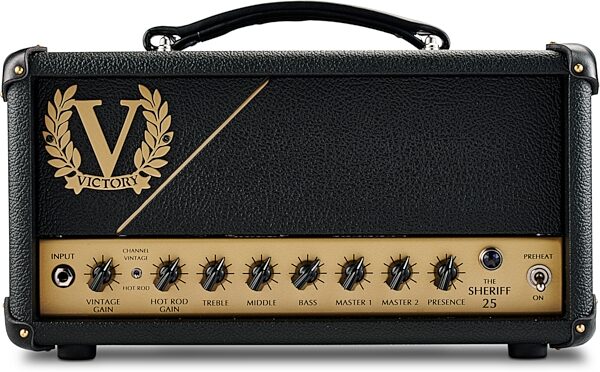 Victory Sheriff 25 Guitar Amplifier Head in Sleeve, 25 Watts, Warehouse Resealed, Action Position Back