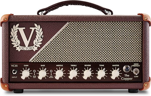 Victory VC35 The Copper Guitar Amplifier Head in Sleeve, 30 Watts, Action Position Back
