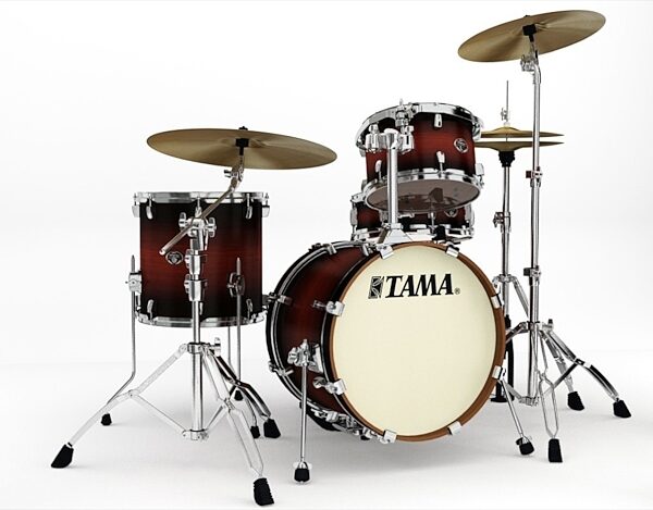 Tama VL48JS Silverstar Jazz Drum Shell Kit, 4-Piece, Satin Cherry