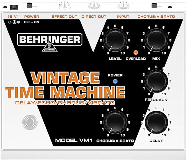 Behringer VM1 Vintage Time Machine Analog Delay Pedal, Main