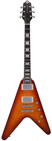 Reverend Volcano HB Flame Maple Electric Guitar, Main