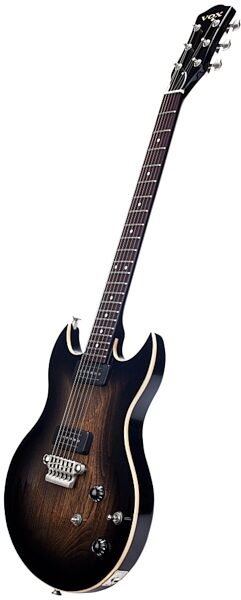 Vox SDC-33 Series 33 Electric Guitar (with Gig Bag), Black Burst Side View