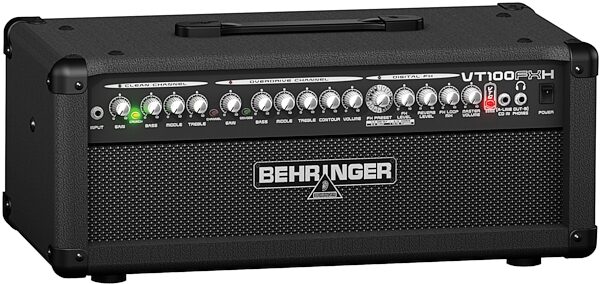 Behringer Virtube VT100FXH Guitar Amplifier Head (100 Watts), Left
