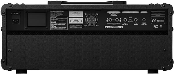 Behringer Virtube VT100FXH Guitar Amplifier Head (100 Watts), Rear