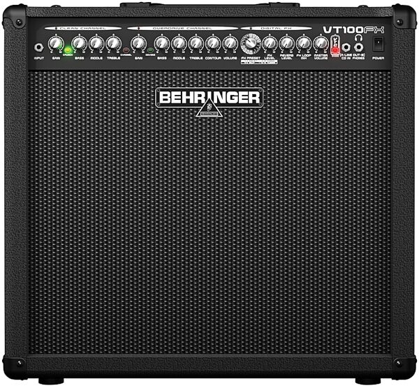 Behringer VT100FX Virtube Guitar Combo Amplifier (100 Watts, 1x12"), Main