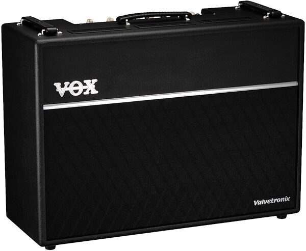 Vox VT120 Plus Valvetronix Guitar Combo Amplifier (120 Watts, 2x12"), Angle