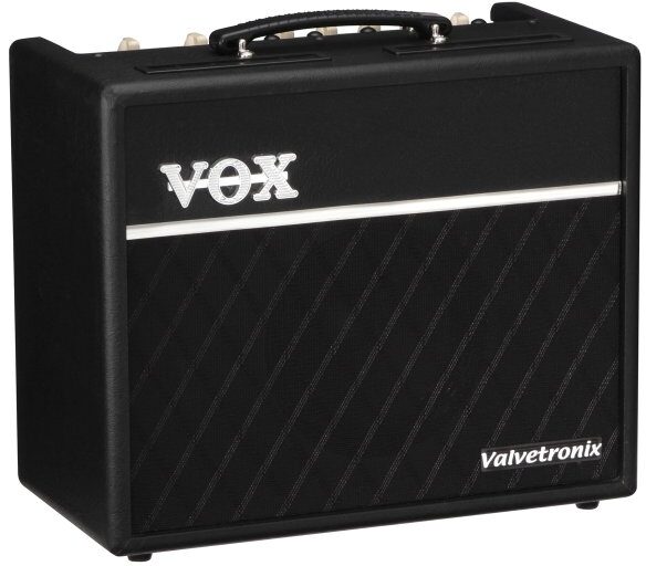 Vox VT20+ Valvetronix Guitar Combo Amplifier (20 Watts, 1x8"), Angle