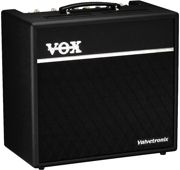 Vox VT80 Plus Valvetronix Guitar Combo Amplifier (80 Watts, 1x12"), Angle