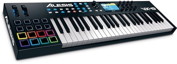 Alesis VX49 USB MIDI Keyboard Controller, 49-Key, Angle