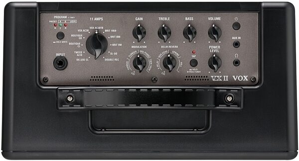 Vox VX II Digital Modeling Guitar Combo Amplifier, Top