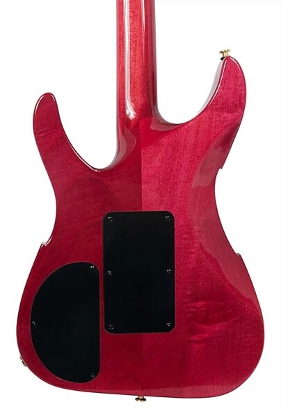 Peavey Vandenberg Electric Guitar (with Case), Purple Flame Maple, Action Position Back